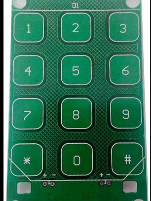 Capacitive PCB Keypad
