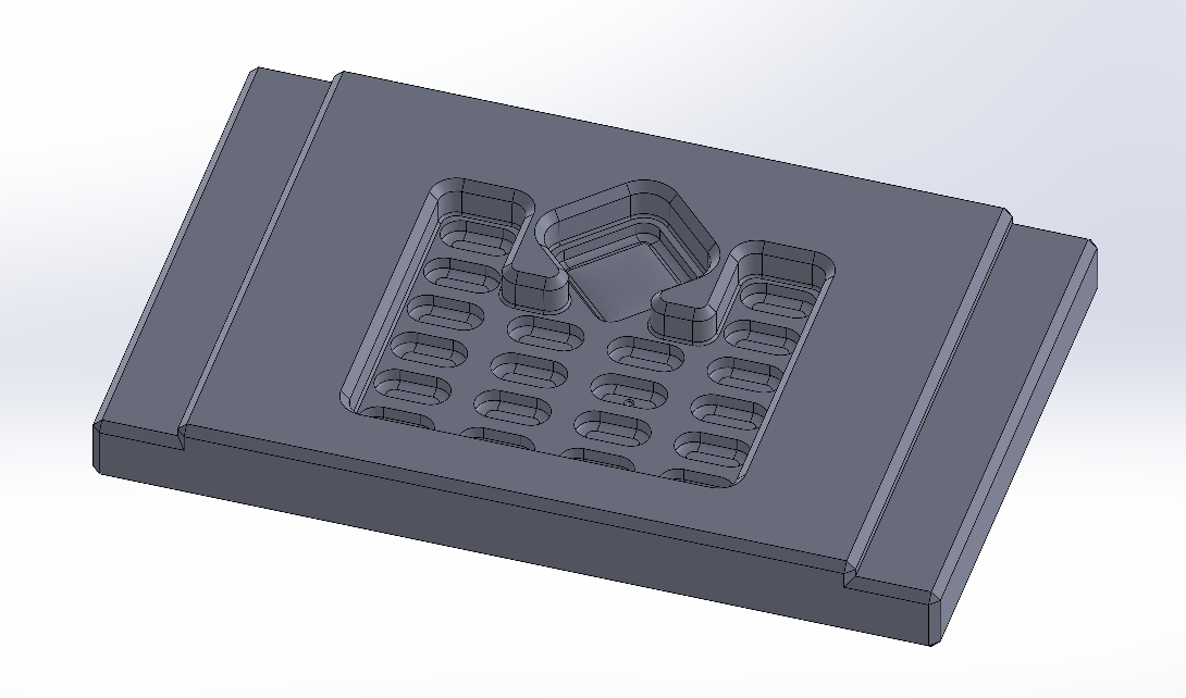 WiPhone Keypad Mold - Bottom